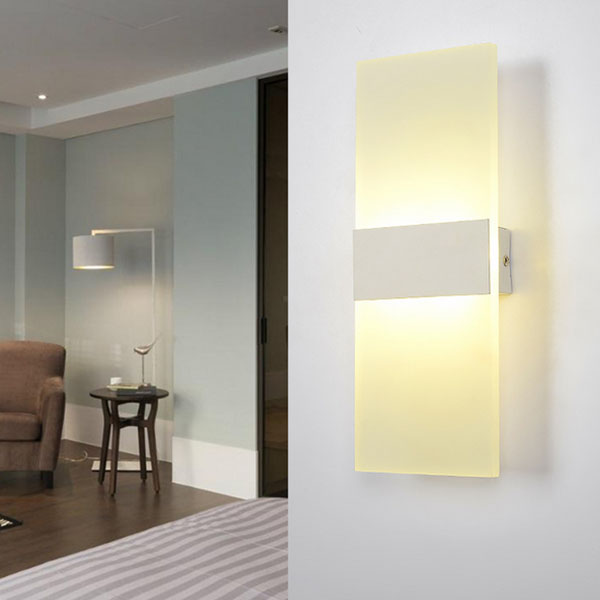 ‘Rectangle' LED Acrylic Wall Light