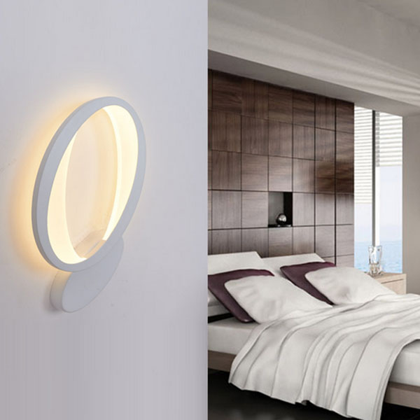 LED Acrylic ‘Oval' Wall Light