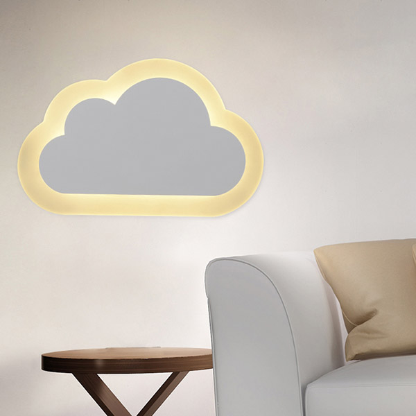 LED Acrylic ‘Cloud Space' Wall Light