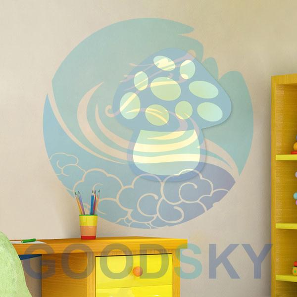 Lovely ‘Mushroom' LED Acrylic Wall Light for Children Room