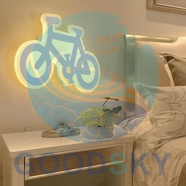 LED Acrylic ‘Bike' Design Wall Light