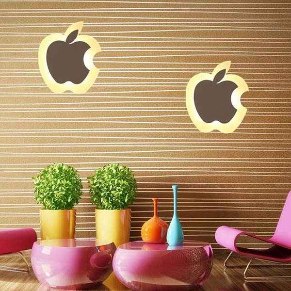 LED Acrylic ‘Apple Shape' Design Wall Light