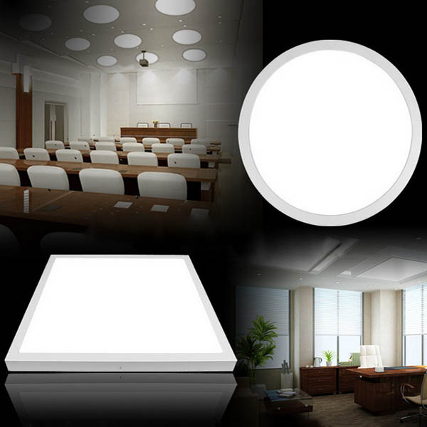 LED Commerical illumination Round & Square Shape Ceiling Light
